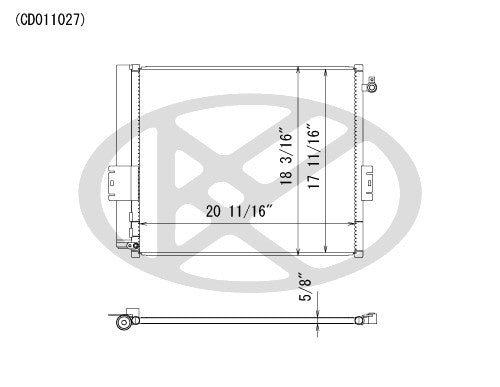Koyorad A/C Condenser CD011027