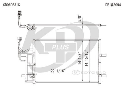 Koyorad A/C Condenser CD060531S
