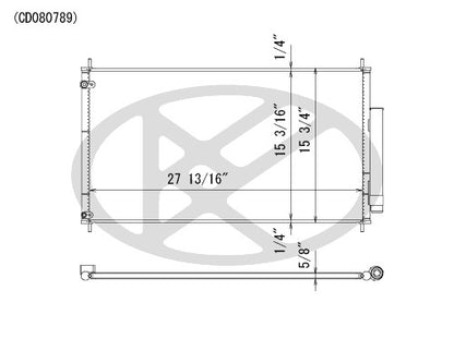 Koyorad A/C Condenser CD080789