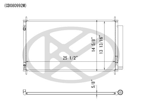 Koyorad A/C Condenser CD080992