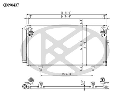 Koyorad A/C Condenser CD090437