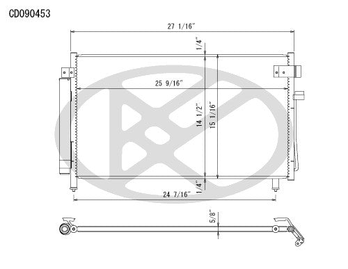 Koyorad A/C Condenser CD090453