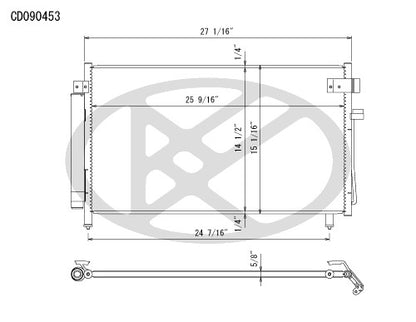 Koyorad A/C Condenser CD090453