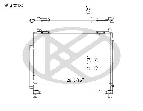 Koyorad A/C Condenser CD091277