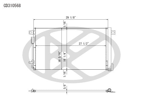 Koyorad A/C Condenser CD310568