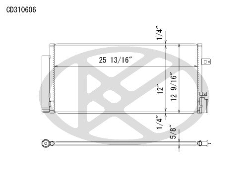 Koyorad A/C Condenser CD310606