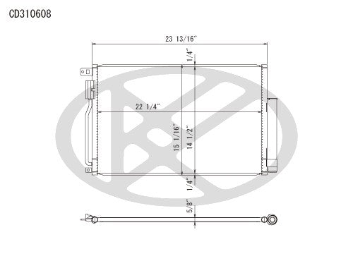 Koyorad A/C Condenser CD310608