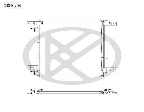 Koyorad A/C Condenser CD310704