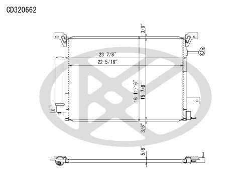 Koyorad A/C Condenser CD320662
