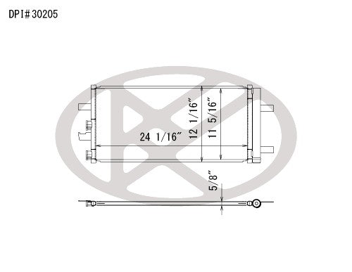 Koyorad A/C Condenser CD421392
