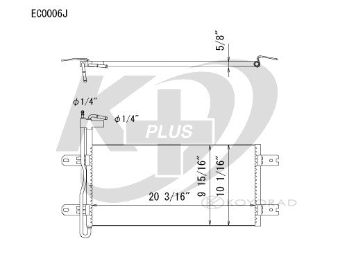 Koyorad Automatic Transmission Oil Cooler EC0006