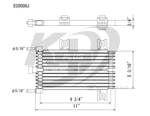 Koyorad Automatic Transmission Oil Cooler EC0008