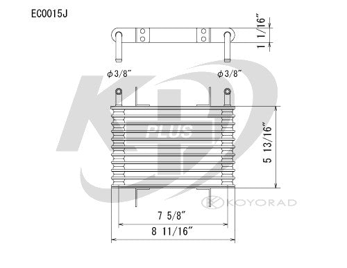 Koyorad Automatic Transmission Oil Cooler EC0015