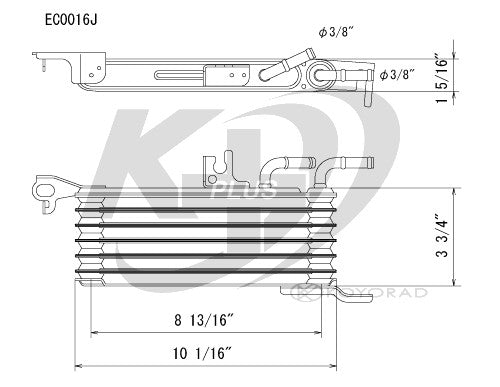 Koyorad Automatic Transmission Oil Cooler EC0016