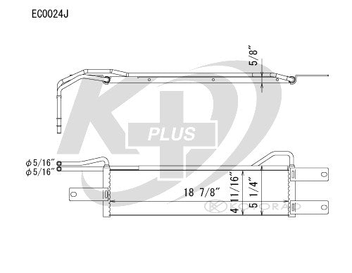 Koyorad Automatic Transmission Oil Cooler EC0024