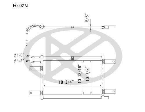 Koyorad Automatic Transmission Oil Cooler EC0027J