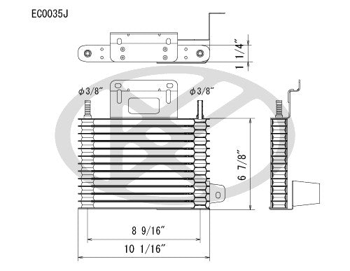 Koyorad Automatic Transmission Oil Cooler EC0035