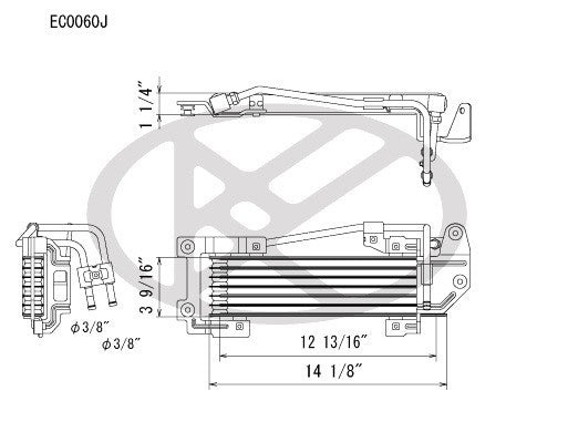Koyorad Automatic Transmission Oil Cooler EC0060