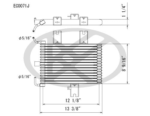 Koyorad Automatic Transmission Oil Cooler EC0071