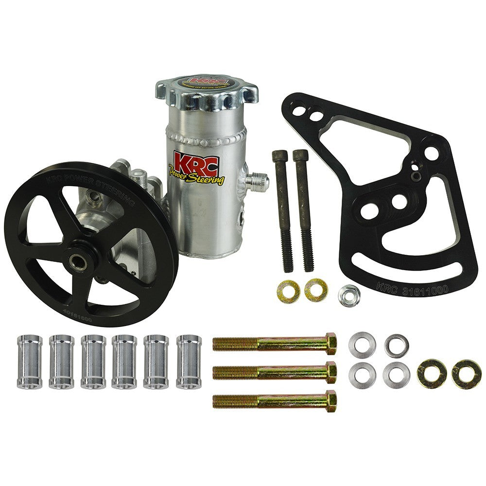 KRC Power Steering Power Steering Kit SBF 302 w/6in V-Belt Pulley Power Steering and Components Power Steering Pumps main image