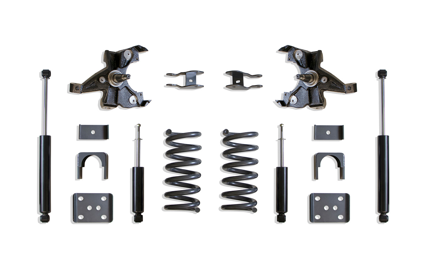 Maxtrac 92-98 GM C1500/2500 2WD Standard Cab 5/6 Lug 3in/5in Lowering Spindles Kit KS330535H-8