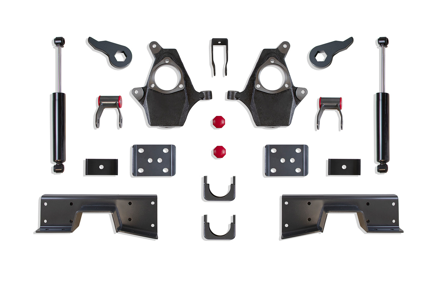 Maxtrac 99-06 GMC Sierra 1500 2WD 3in Front / 5in Rear Lowering Kit KS330935T