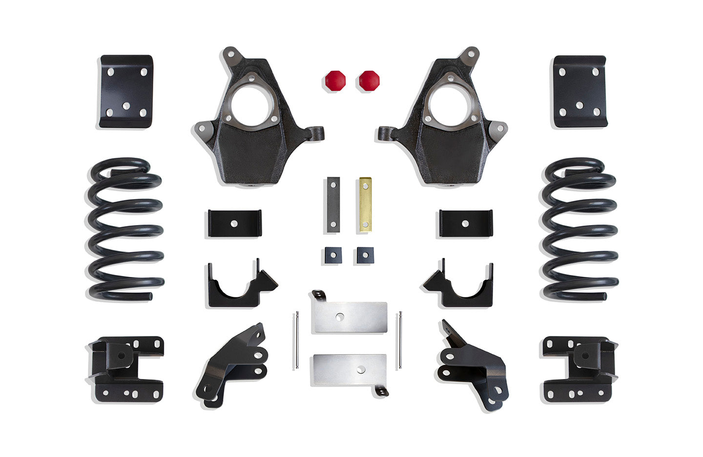 MaxTrac 14-16 GM C/K1500 2WD/4WD Extended/Crew Cab w/Cast Steel & Magneride 3in/5in Lowering Kit KS331535-8M