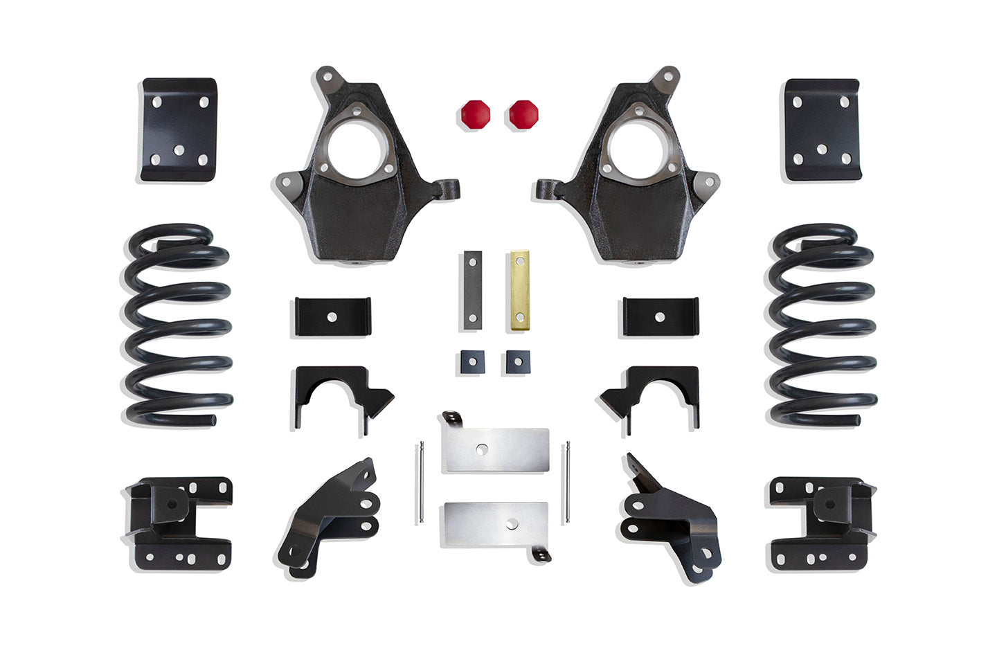 MaxTrac 14-16 GM C/K1500 2WD/4WD Extended/Crew Cab w/Cast Steel & Magneride 4in/6in Lowering Kit KS331546-8M