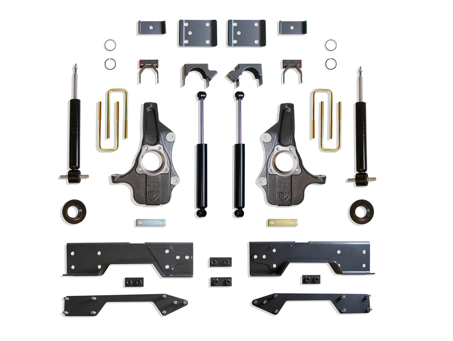 Maxtrac 19-22 Chevy Silverado 1500 4in F 6in R Lowering Kit KS331946S