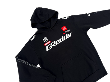 GReddy x Gushi LB2 Pullover Hoodie - Black