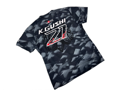 GReddy x Gushi LB2 Tee - Glacier Black