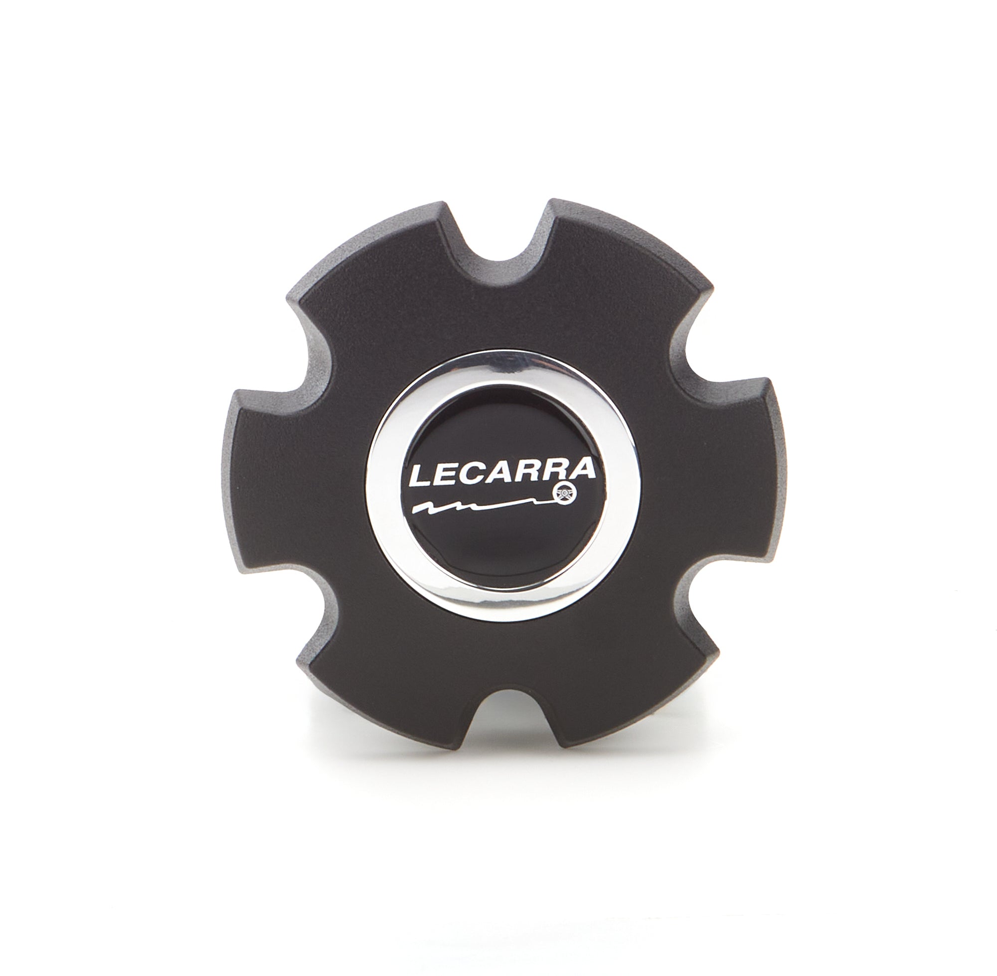 Lecarra Steering Wheels Billet Horn Button Black Lecarra Logo Steering Wheels and Components Horn Buttons main image