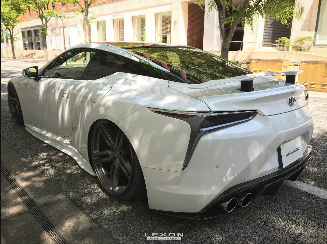 Lexon Rear Dual Wing Kit (FRP) - Lexus LC (2018+)
