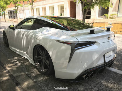 Lexon Rear Dual Wing Kit (FRP) - Lexus LC (2018+)
