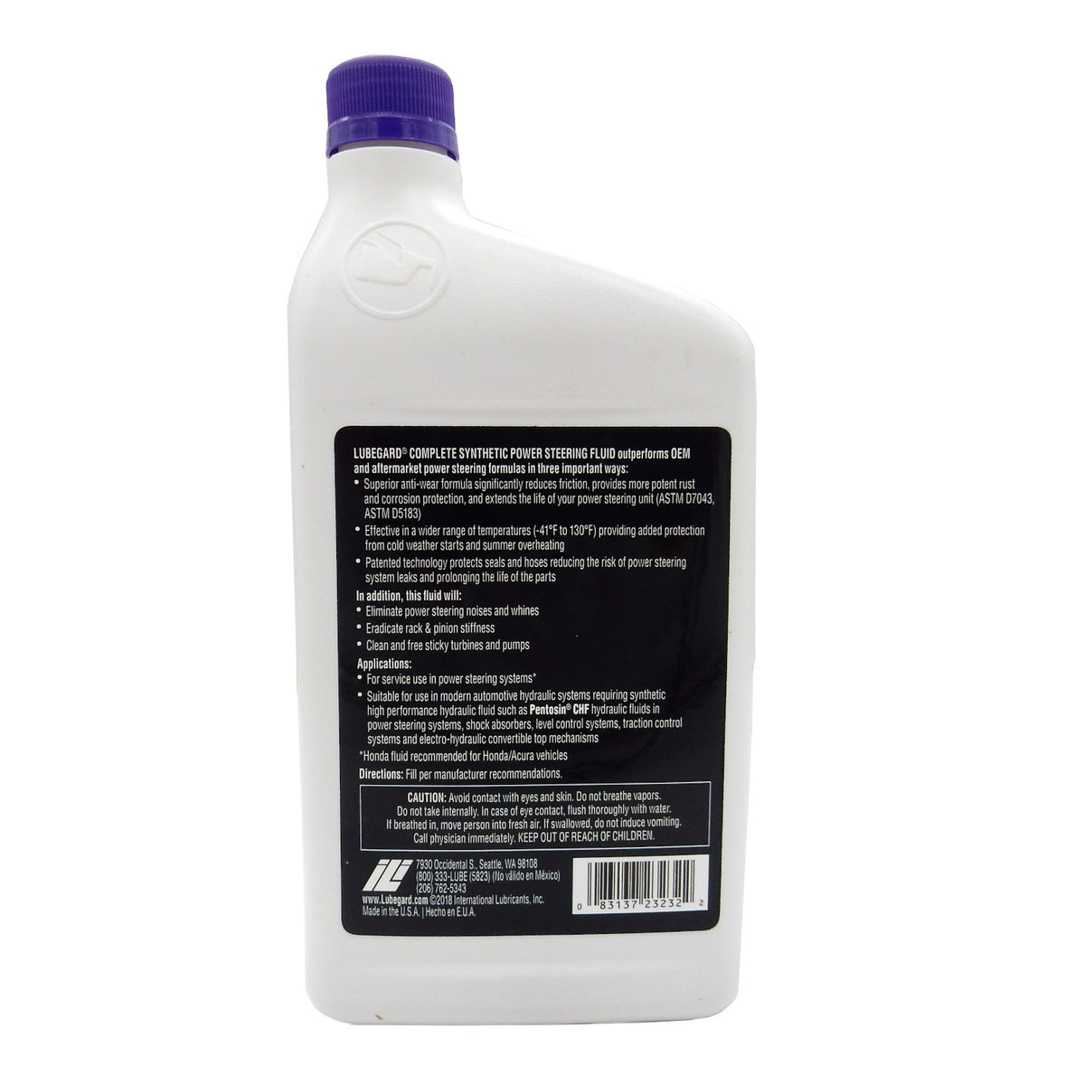 Lubegard COMPLETE Synthetic Power Steering Fluid - 32oz 23232
