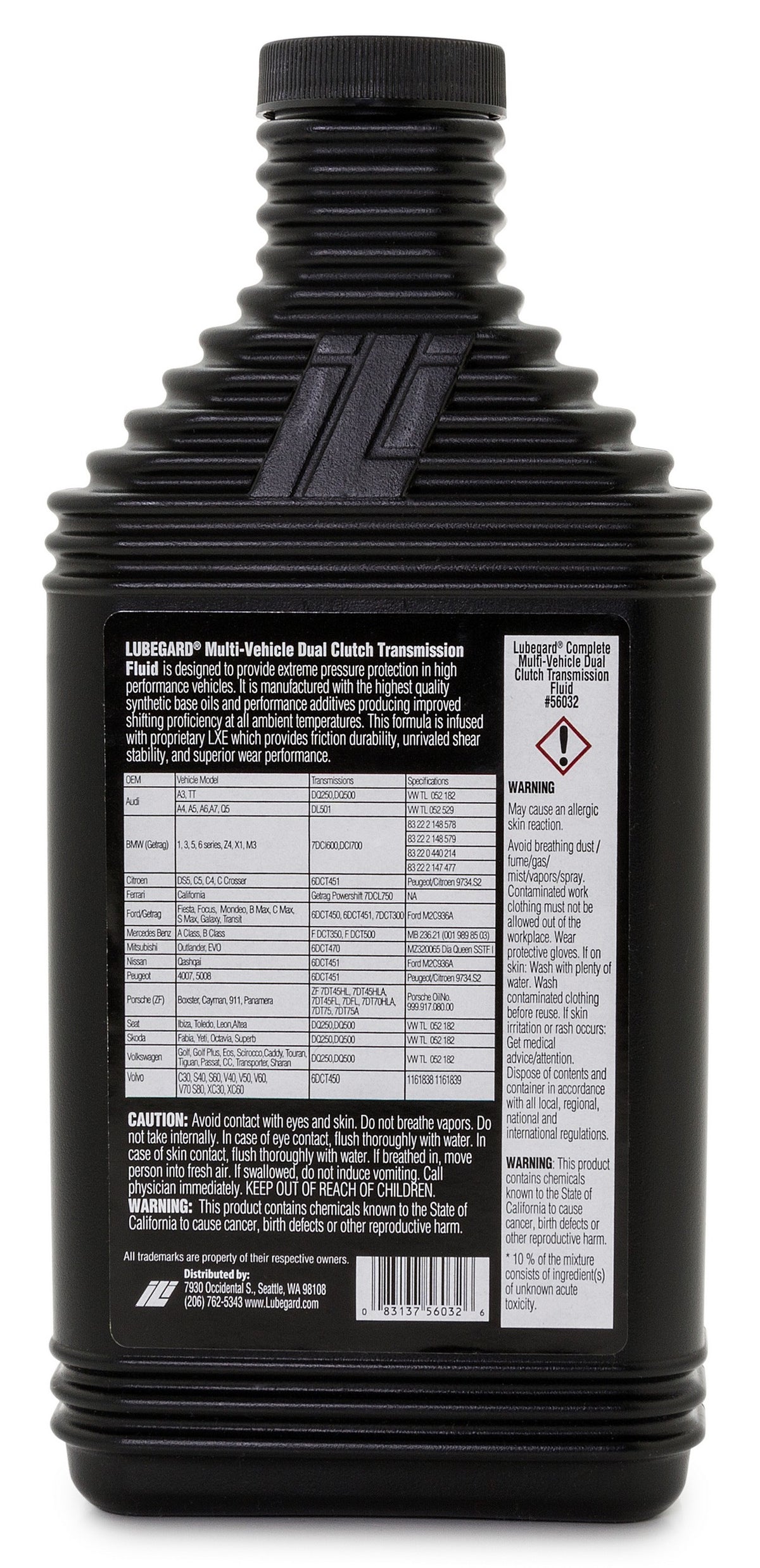 Lubegard COMPLETE Multi-Vehicle Dual Clutch Transmission Fluid 56032