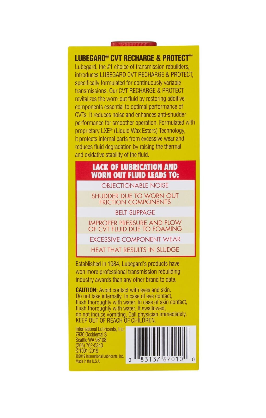 Lubegard CVT Additive 67010