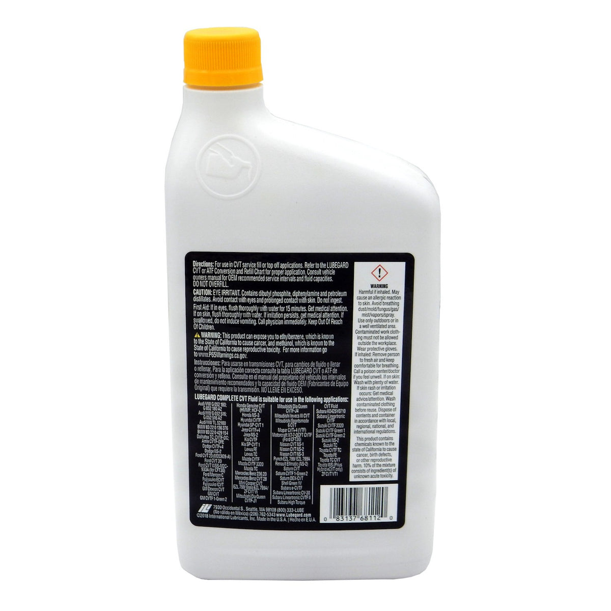 Lubegard COMPLETE CVT Fluid with LXE - 32 oz. 68112