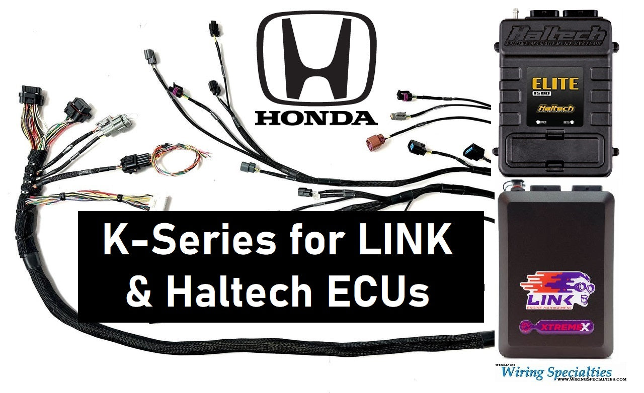 Wiring Specialties K24 PRO Series Harness for RHD Nissan S15 Silvia - WRS-PROK20K24-LINKHALECU-S15-SIL