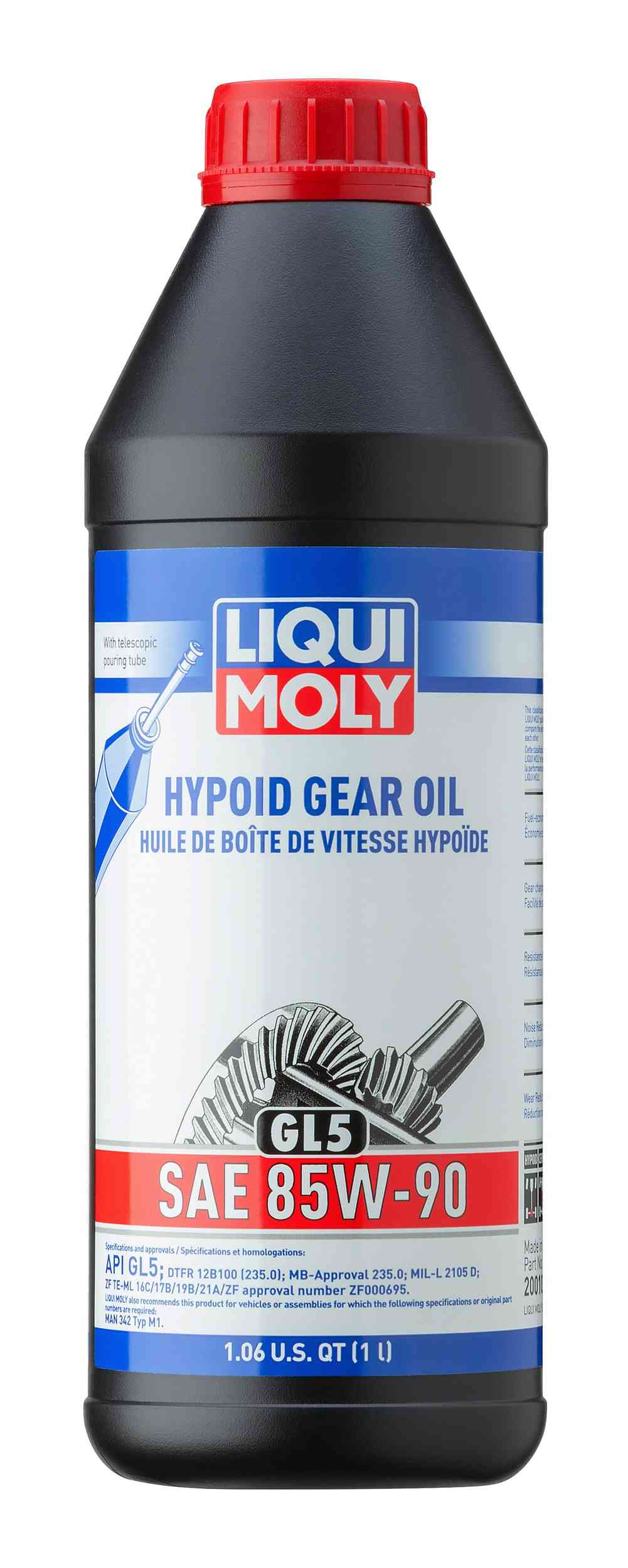 LiquiMoly Hypoid Gear Oil (Gl5) Sae 85W-90