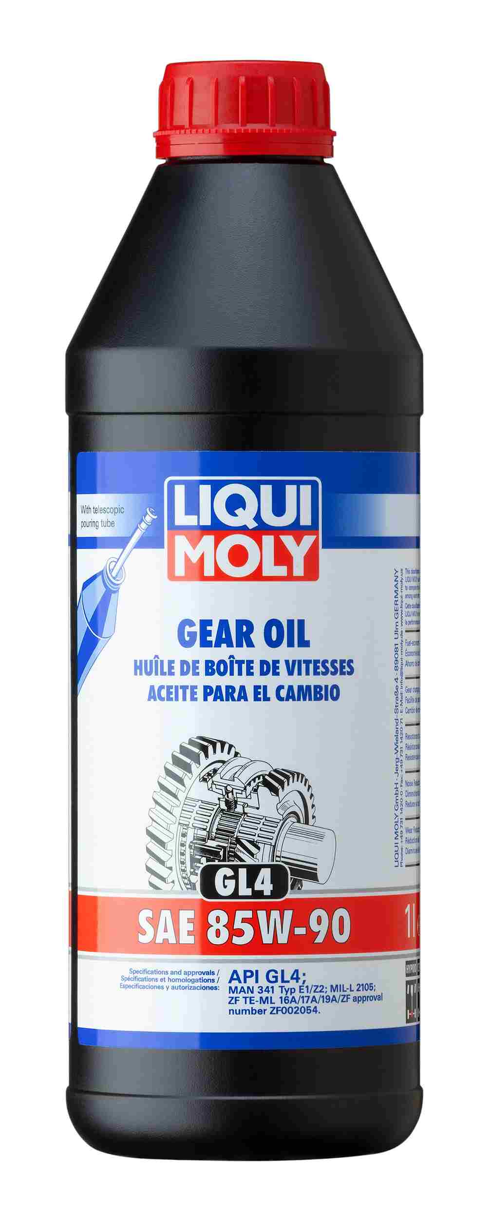 LIQUI MOLY 1L Gear Oil (GL4) SAE 85W90 20016