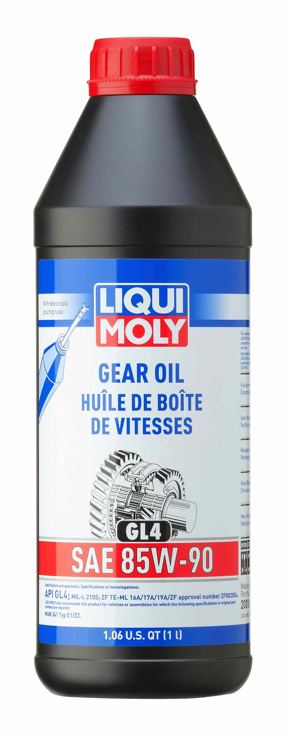 LIQUI MOLY 1L Gear Oil (GL4) SAE 85W90 20016