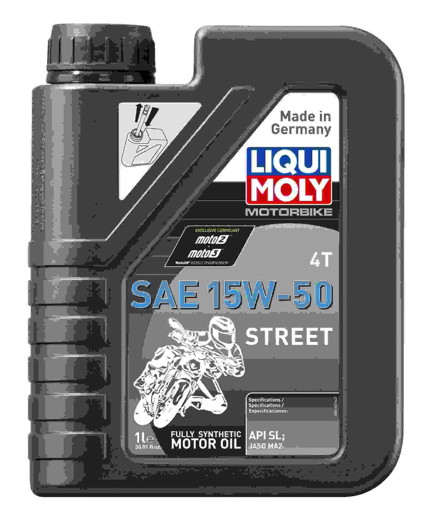 LIQUI MOLY 1L Motorbike 4T SAE 15W50 Street 20058