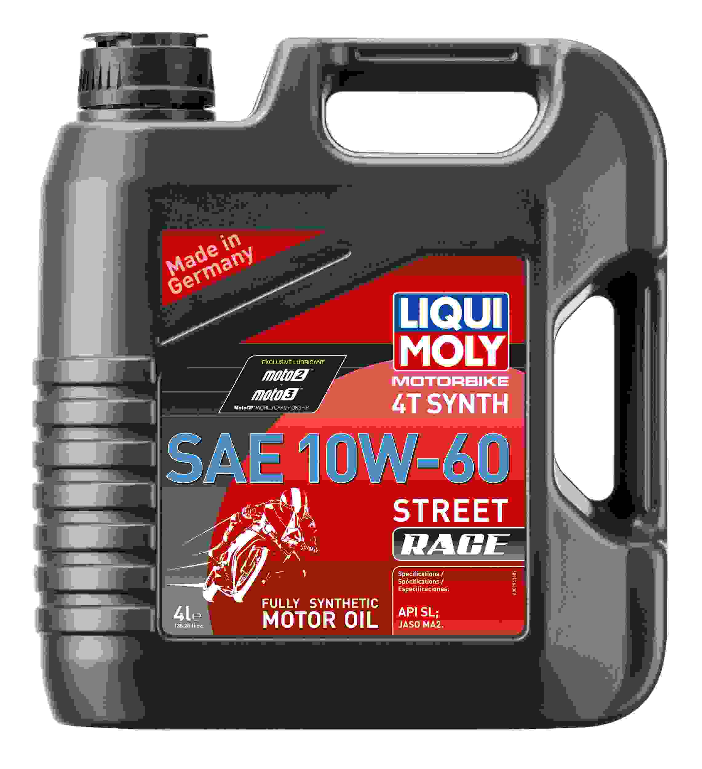 LIQUI MOLY 4L Motorbike 4T Synth SAE 10W60 Street Race 20072