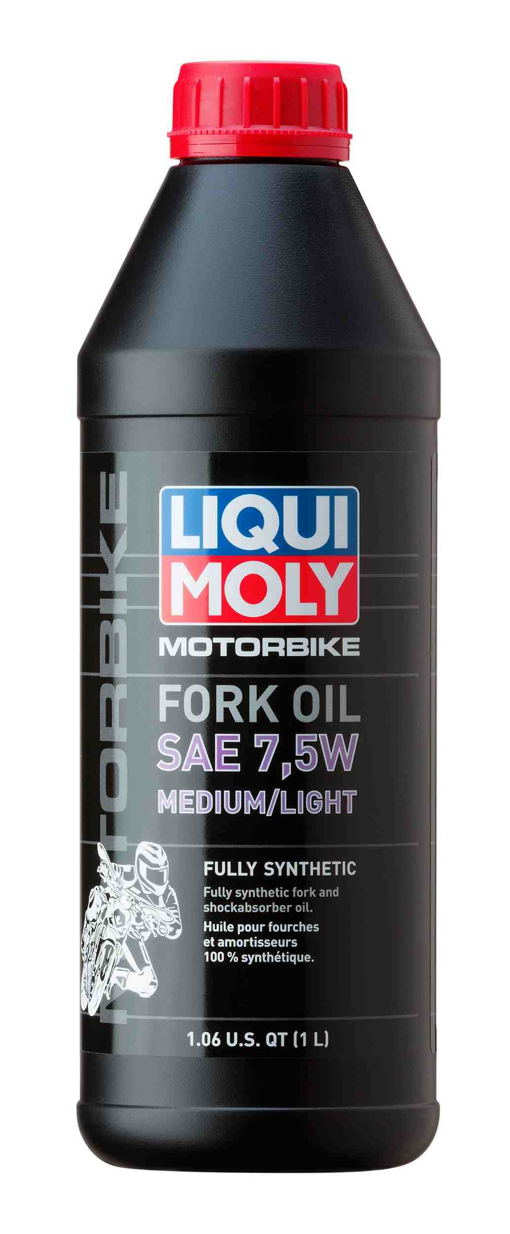 LIQUI MOLY 1L Motorbike Fork Oil SAE 7.5W Medium/Light 20098