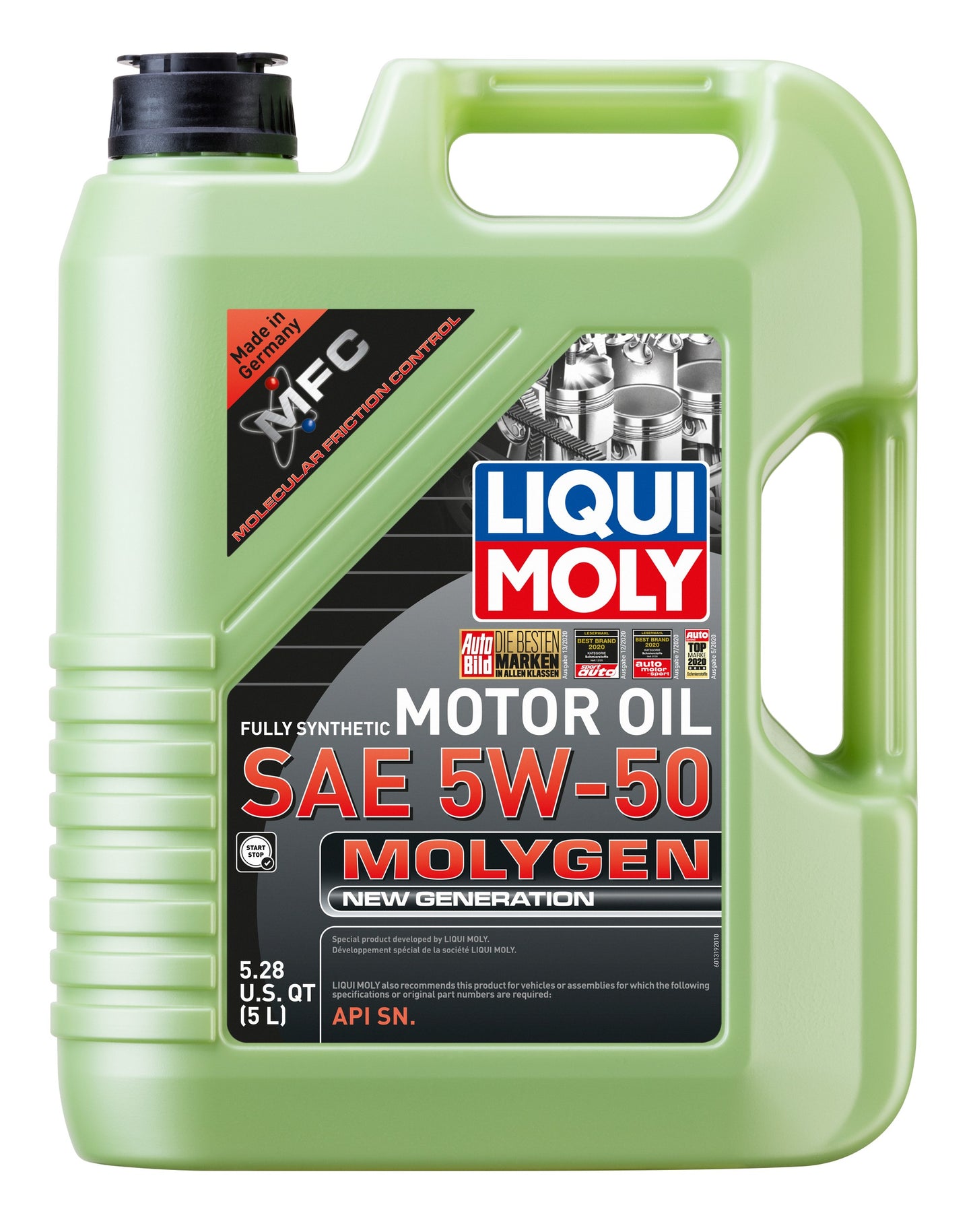 LIQUI MOLY 5L Molygen New Generation Motor Oil 5W50 20310