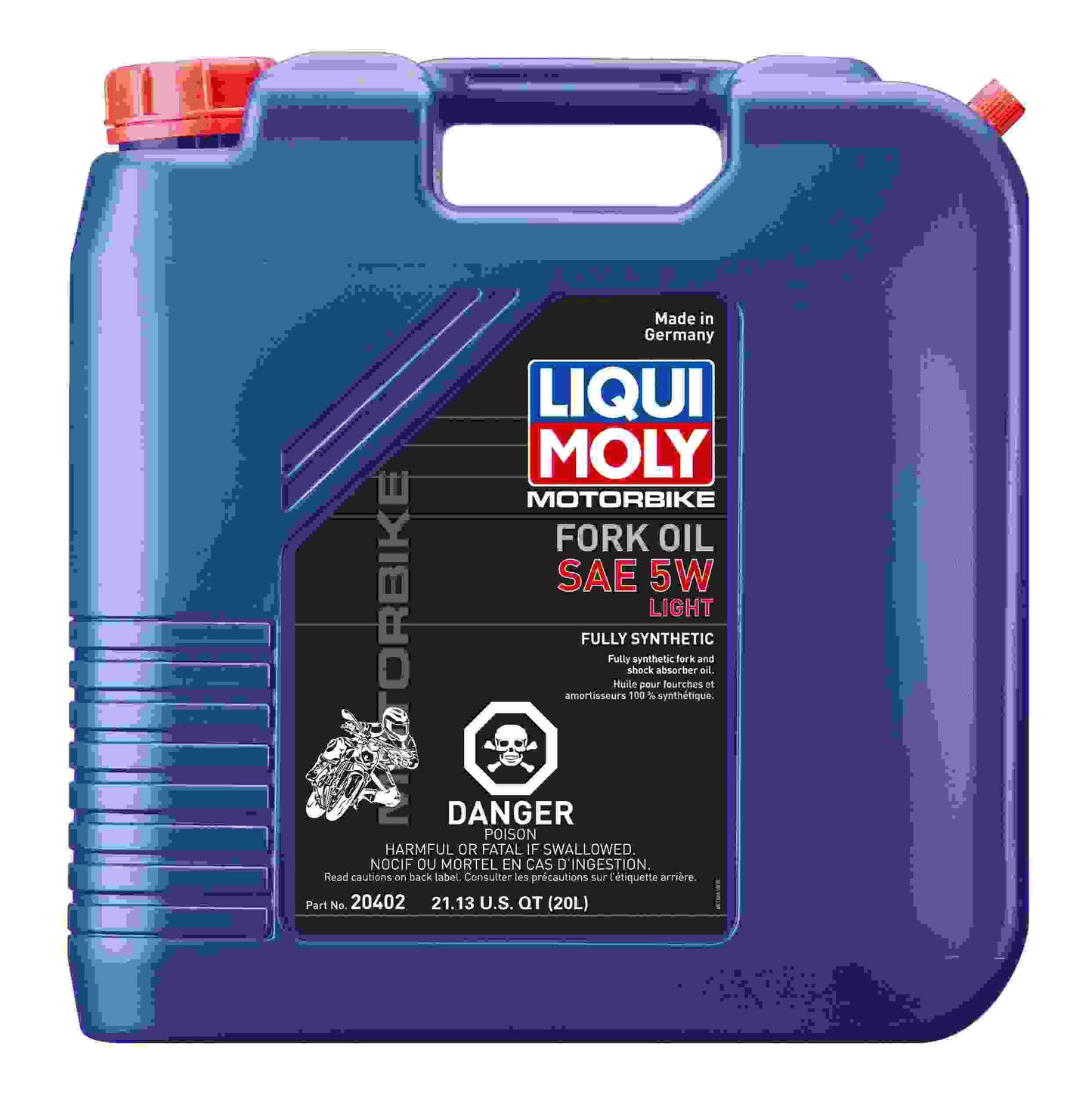 LIQUI MOLY 20L Motorbike Fork Oil SAE 5W Light 20402