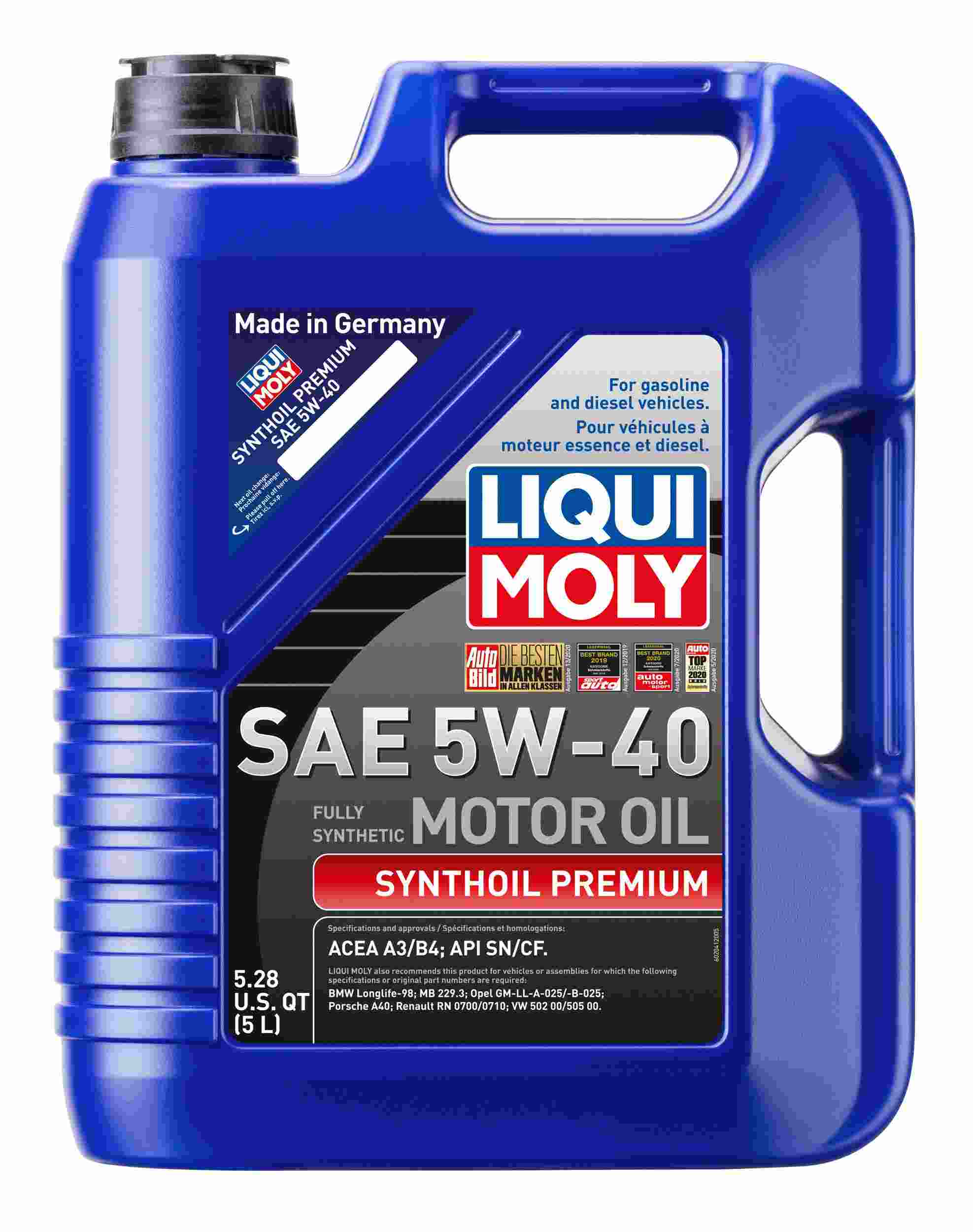 LiquiMoly Synthoil Premium SAE 5W-40