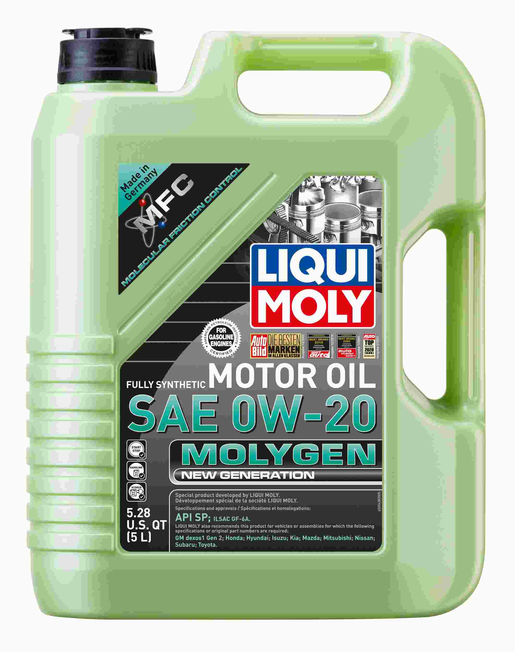 LIQUI MOLY 5L Molygen New Generation 0W-20 20438