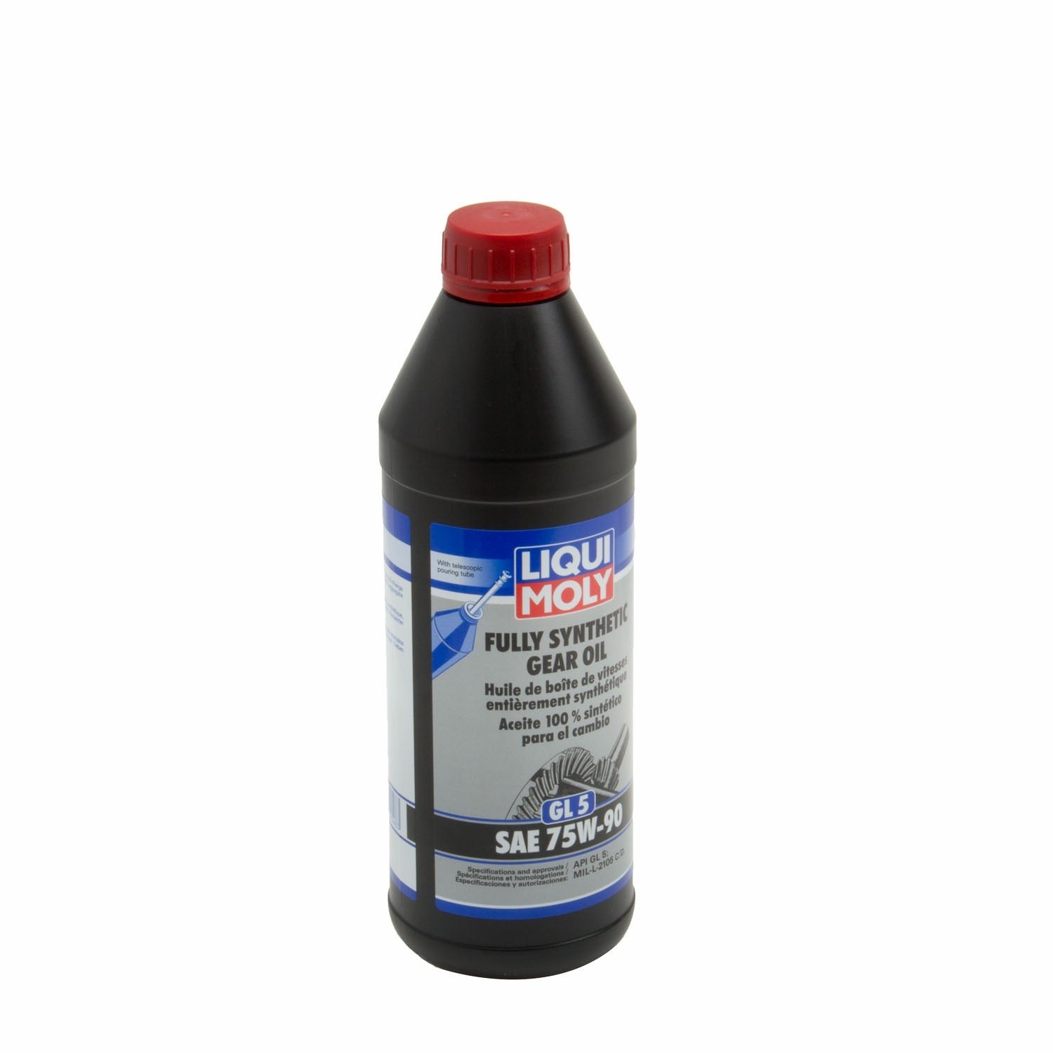 LIQUI MOLY 1L Fully Synthetic Gear Oil (GL5) SAE 75W-90 2048